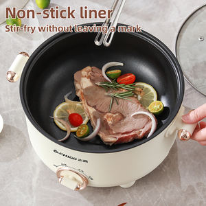 Great Bear 가정용 대형 20-28cm 급속 가열 전기 프라이팬 다용도 논스틱 전기 요리 냄비 - Product Image 3