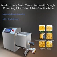 Machine à pâtes italienne motorisée professionnelle tout-en-un pour pétrir et étaler la pâte, grande capacité pour restaurant, pâtes fraîches