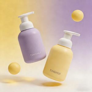 Dispensadores de Jabón Espumoso de Plástico de 12 oz, Botella con Bomba de 350 ml, Botellas Redondas Vacías para Jabón Líquido para Manos - Product Image 3