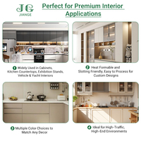 Lámina de Espuma de PVC Coextruido Resistente a la Corrosión, Impermeable, Lisa y Duradera de Fábrica OEM Jianguan para Panel Superior de Cocina