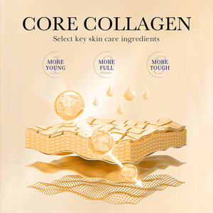 SADOER <span class=keywords><strong>Detergente</strong></span> <span class=keywords><strong>Viso</strong></span> al Collagene Anti-Età 100g, Pulizia Profonda, Schiumogeno, Proteine Attive per Rassodare e Levigare la Pelle - Product Image 5