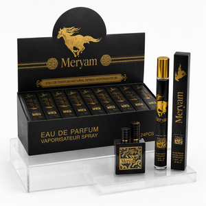 Christmas New Year Gala Midnight Gold <strong>Her</strong> &amp; Him Fragrance Spray Slim Stick Showcase Box All Day Long - Product Image 1