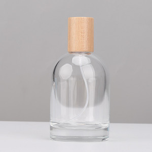 Chai xịt sương mịn có nắp bằng gỗ cầm tay trong suốt dày dưới chai nước hoa 100ml chai nước hoa tinh tế - Product Image 5