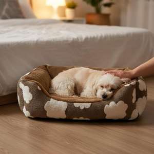 Cuccia per Animali Yommy Cloud, Morbida e Accogliente in Cotone, Letto Caldo per Cani e Gatti di Taglia Piccola e Media - Product Image 3