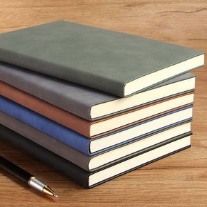 Manufacturer A5 Size Wholesale Printed Soft Cover Skin Leather Business Organizer/Planner Notebook Customized Gift Notebooks - Product Image 4
