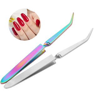 <span class=keywords><strong>Pince</strong></span> à ongles en acier inoxydable multifonctionnelle, outil de <span class=keywords><strong>manucure</strong></span>, <span class=keywords><strong>pince</strong></span> à épiler, gel UV - Product Image 5