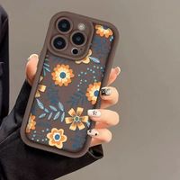 Coques de Téléphone Antichoc Luxe Fleurs pour iPhone 17 Air 16 15 Plus Pro Max 14 13 12 11 X – Housse de Protection Arrière Anti-chute