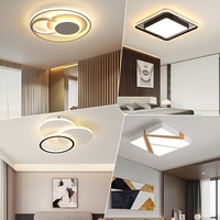 Lustre décoratif design 84W pour salon et chambre à coucher, éclairage de plafond LED moderne, luminaires de plafond LED