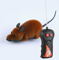 Jouet électrique amusant pour chat, souris simulée télécommandée sans fil, protection de l'environnement, dessin animé moderne