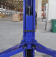 Pont élévateur professionnel Tricar à deux colonnes, à plancher libre, avec déverrouillage hydraulique double face, portique supérieur, personnalisable, 4 tonnes 4000 kg 12