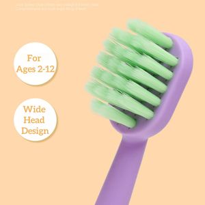 Cepillo de Dientes para Bebés de Alta Calidad al por Mayor, Cepillo de Dientes para Niños con Cabezal Ancho en Caja Colorida para una Limpieza Profunda - Product Image 4