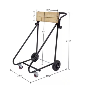 Production personnalisable de chariots à moteur hors-bord en acier à deux roues et de petits chariots. Convient aux chariots à main pour les outils de navire - Product Image 3