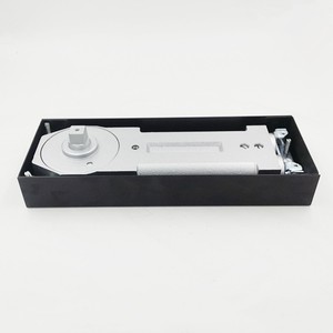 Charnière de <span class=keywords><strong>porte</strong></span> en verre hydraulique à double cylindre en alliage d'aluminium moderne à vitesse réglable de haute qualité, capacité 120 kg - Product Image 5