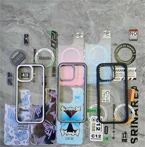 Étui de téléphone portable transparent pour 13/14/15/16 Plus/Pro/Max matériau TPU + PC emballage de luxe personnalisé MYC9262 pour - Product Image 5