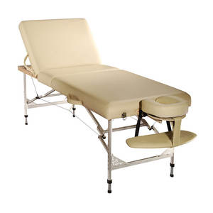 <span class=keywords><strong>Table</strong></span> <span class=keywords><strong>de</strong></span> <span class=keywords><strong>massage</strong></span> portable en aluminium Vigor Deco avec dossier en <span class=keywords><strong>bois</strong></span> massif, <span class=keywords><strong>table</strong></span> <span class=keywords><strong>de</strong></span> spa pour soins du visage - Product Image 5