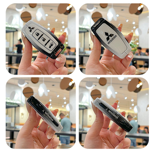 เคสกุญแจรถยนต์โลหะผสมสังกะสี ซิลิกา<span class=keywords><strong>เจ</strong></span>ล สำหรับมิตซูบิชิ เอาท์แลนเดอร์ อีคลิปส์ ครอส เอเอสเอ็กซ์ <span class=keywords><strong>ปา</strong></span><span class=keywords><strong>เจ</strong></span>โร แลคเซอร์ พร้อมพวงกุญแจ - Product Image 2