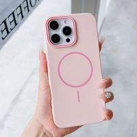 Coque de téléphone magnétique fine de type original pour iPhone 17 Pro Max 16 14 13 12 11 avec grandes découpes et couverture souple