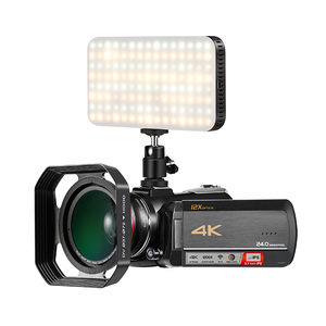 Caméscope numérique 24 mégapixels avec <span class=keywords><strong>zoom</strong></span> <span class=keywords><strong>optique</strong></span> 12x, écran tactile et <span class=keywords><strong>zoom</strong></span> numérique <span class=keywords><strong>100x</strong></span> - Product Image 1