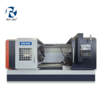 Torno CNC de Alta Precisión CK61125 con Sistema GSK/Fanuc, Torno Horizontal de Alta Resistencia para Mecanizado de Ejes Grandes