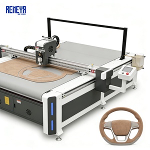 Machine de découpe numérique automatique REMEYA CNC pour cuir et PU multicouches avec couteau oscillant, fabriquée en Chine, certifiée CE - Product Image 1
