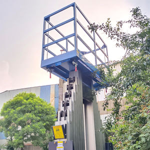 हाइड्रोलिक सिंगल और डुअल मास्ट एल्यूमीनियम प्लेटफॉर्म लिफ्ट मोबाइल कर्मियों लिफ्ट टेबल - Product Image 4