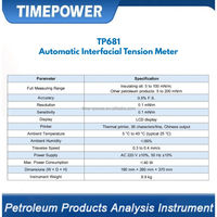 Factory Supply High Accuracy 0.5% F.S. Automatic Interfacial Tension Meter Surface Tension Tensiometer IP55 Protection 220V
