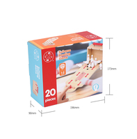 Jeu de bowling miniature facile à transporter, jeu de table en bois, cadeaux originaux personnalisables pour enfants, vente chaude