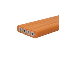 Câble plat YVFB YFFB pour équipement électrique mobile, grue mobile, conducteur en cuivre, résistant à l'huile et aux flexions