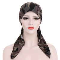 Turban en satin de polyester pour femmes musulmanes, très demandé – Respirant, couleur personnalisable, style européen et américain, toutes tailles