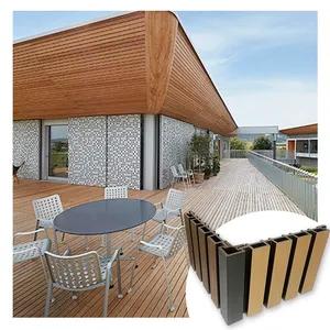 Top Quality Fluted Wall Panel Outdoor Cheapest Wall Paneling Outdoor Environmentally Friendly Wall Panel Wpc