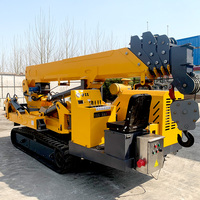 Grue araignée électrique de 3 tonnes, 5 tonnes et 8 tonnes avec télécommande