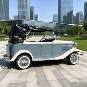 ZOWN Coche Eléctrico Turístico Vintage Seguro y Confiable para 6-10 Pasajeros con Sistema de Protección Multiseguridad para Recorridos en Zonas Escénicas - Product Image 1