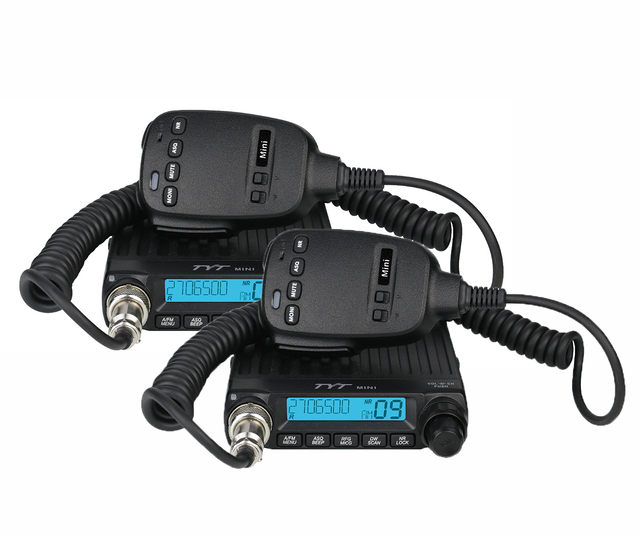 CB Mini AM/FM Radio Noise Cancellation Citizens Band Radio 4+W 27MHz Walkie Talkie
