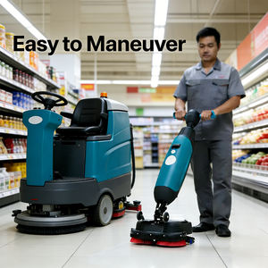 Faltbare Kompakte Nachlauf-Bodenreinigungsmaschine zum Polieren von Betonböden für Kleine Flächen - Product Image 3