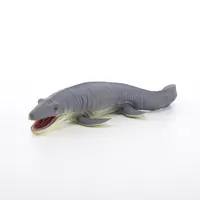 רך TPR מקל על לחץ חרדה כריש בלע רגל אדם אכילת לסחוט כריש לסחוט צעצוע רטוב לקשקש צעצועים