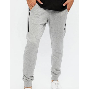 Pantalones de chándal de algodón cómodos de alta calidad, pantalones de chándal de gimnasio ajustados personalizados para hombres con parte inferior ajustada para invierno - Product Image 1