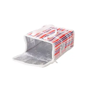 Custom Waterproof Cake High Quality Promotional Reusable Lunch Cooler Aluminum Foil Insulated Bag