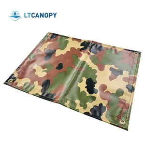 Litong 맞춤형 방수 방수포 위장 텐트 카모 방수포 PVC 타포린 공급 업체