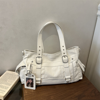 Sac à main vintage en PU pour femme, sac à bandoulière multi-poches, grande capacité, sac à main pour femme avec porte-cartes photo pour les déplacements quotidiens et les voyages