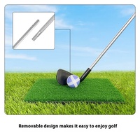 Ensemble de jouets de golf portables pour enfants droitiers, comprenant un wedge en métal et un mallet en acier allié, pour les sports de plein air et les jeux parent-enfant
