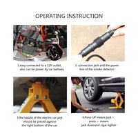 Outil professionnel Jack gonfleur pompe clé Portable 3T électrique avec clé à chocs et gonfleur voiture électrique Jack Kit pour voiture