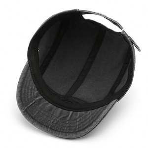 Gorra de Béisbol Retro de Color Sólido, Estilo Denim, con Visera Corta, para Deportes al Aire Libre, Viajes y Uso Diario - Product Image 3