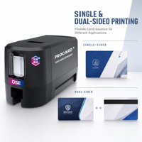 Imprimante de cartes d'identité ENTURST Sigma DSE, imprimante de cartes PVC simple ou double face, machine d'impression de badges d'identification professionnelle pour les entreprises