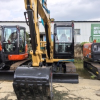 Excavatrice sur chenilles hydraulique Caterpillar 6 tonnes CAT 306E2 d'occasion pour la construction de serres et petits projets de construction à vendre