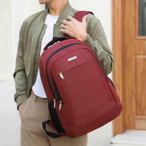 Sac à dos pour ordinateur portable de bureau, grande capacité, léger, tendance, imperméable, en polyester, avec fermeture éclair, prix bas, vente en gros - Product Image 6