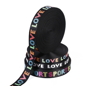 Factory Polypropylene Jacquard <strong>Webbing</strong> Custom Nylon Jacquard <strong>Plain</strong> Weave Belt Back Strap for Garment Bags <strong>Webbing</strong> Accessories - Product Image 3