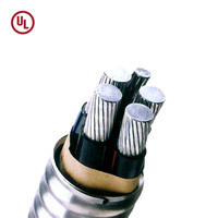 Venta al por mayor 14/2 14/3 12/3 12/2 600V Cable de construcción canadiense Ac90 Cul listado Acero sólido blindado Bx Cable Ac90 12/2 Cable para CA