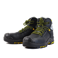 Botas de Seguridad con Punta de Acero y Caña Alta para Hombre y Mujer, Antideslizantes, para Uso Industrial