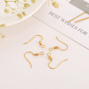 Crochets d'oreilles en métal argenté pour la fabrication de bijoux, accessoires DIY, apprêts, crochet à ressort de 9 mm avec boucle pour boucles d'oreilles, artisanat - Product Image 2