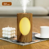 Diffuseur d'huiles essentielles créatif en forme de tronc d'arbre, lampe de nuit, humidificateur ultrasonique USB portable, purification de l'air pour chambre à coucher, aromathérapie